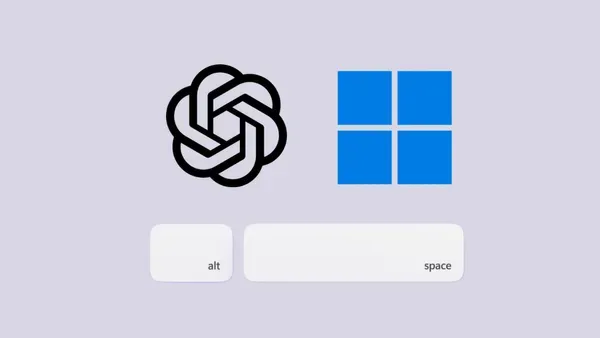 ChatGPT trên Windows vs ChatGPT trên Website: Những điểm khác biệt và ưu điểm riêng 4 Phím tắt Alt+Space mở nhanh ChatGPT Windows